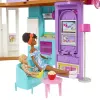 Barbie brīvdienu mājas rotaļu komplekts ar 30+ detaļām, rotaļlieta bērniem no 3 gadu vecuma