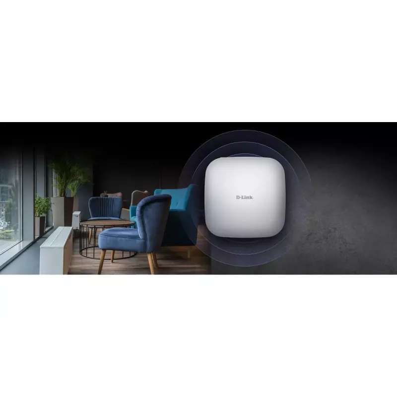 D-Link AX1800 Wi-Fi 6 divjoslu PoE piekļuves punkts