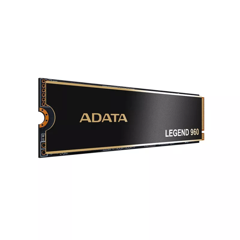 SSD M.2 1 TB ADATA LEGEND 960 PCIe 4.0 NVMe, 7400/6000 MB/s, 3D NAND, SMI SM2264, aparatūras šifrēšana, dzesētājs
