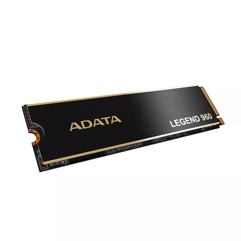 SSD M.2 1 TB ADATA LEGEND 960 PCIe 4.0 NVMe, 7400/6000 MB/s, 3D NAND, SMI SM2264, aparatūras šifrēšana, dzesētājs