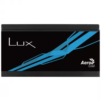 Aerocool LUX 550W barošanas bloks 20+4 kontaktu ATX ATX Melns