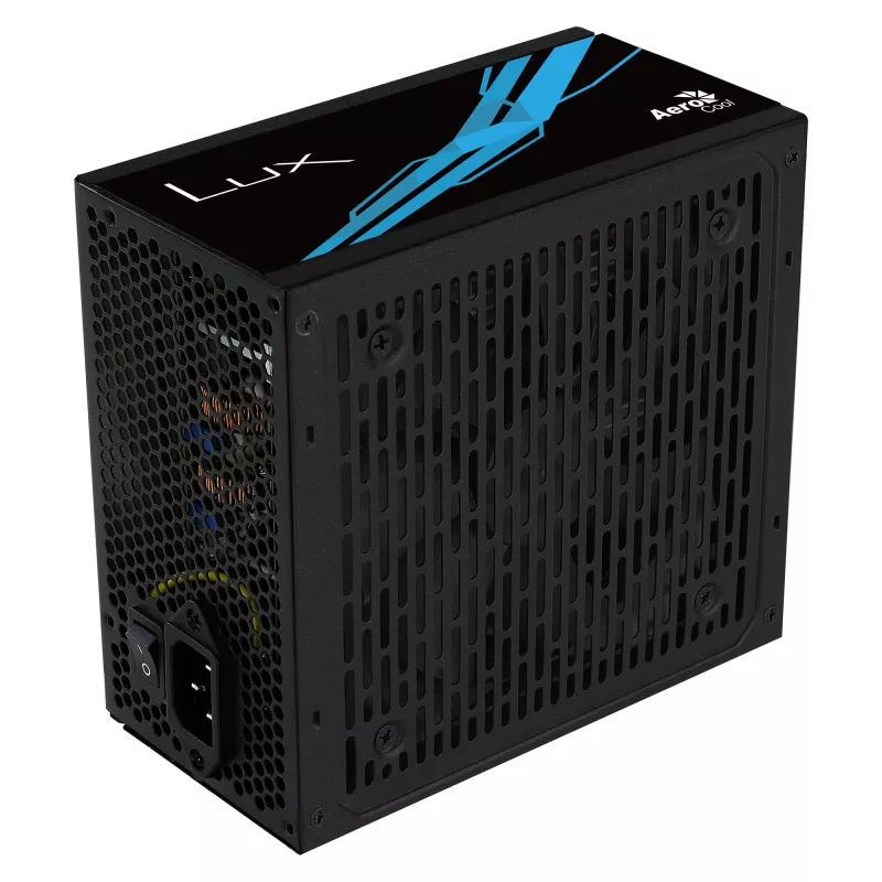 Aerocool LUX 550W barošanas bloks 20+4 kontaktu ATX ATX Melns