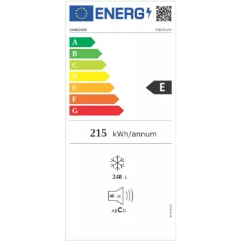 Gorenje FH25EAW Saldētava Lāde Brīvstāvoša 248 L Balta