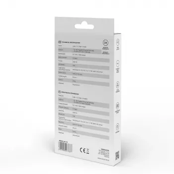 USB-C centrmezgls SAVIO AK-57 ar 3 × USB-A, RJ-45 Gigabit Ethernet (5000 Mbit/s), alumīnija pelēks