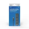 USB-C centrmezgls SAVIO AK-57 ar 3 × USB-A, RJ-45 Gigabit Ethernet (5000 Mbit/s), alumīnija pelēks