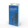 USB-C centrmezgls SAVIO AK-57 ar 3 × USB-A, RJ-45 Gigabit Ethernet (5000 Mbit/s), alumīnija pelēks