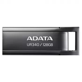 USB zibatmiņa ADATA UR340 128 GB USB Type-A 3.2 Gen 2, metāla korpuss, melna