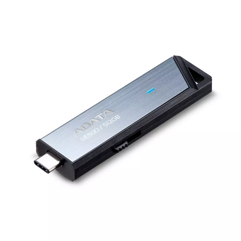 ADATA UE800 USB zibatmiņa 512 GB USB Type-C 3.2 Gen 2 (3.1 Gen 2) sudrabota