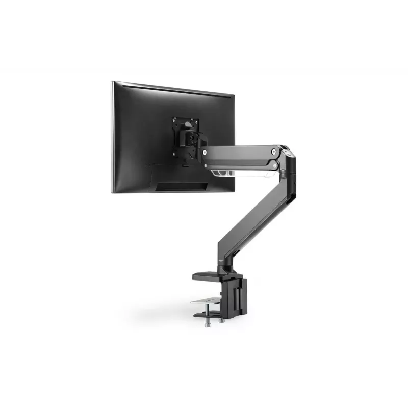 DIGITUS Viena gāzes atsperes monitora galda stiprinājums 35 collām, maks. 15 kg, melns