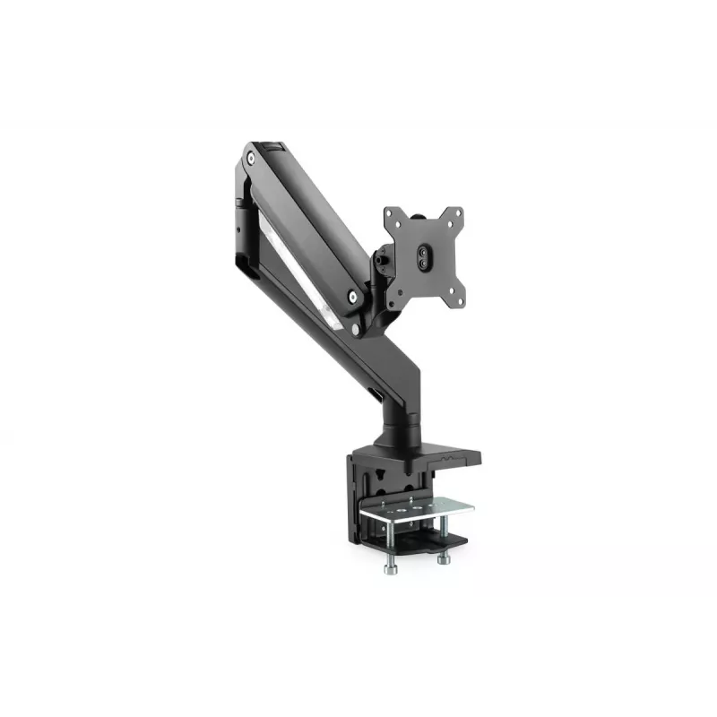 DIGITUS Viena gāzes atsperes monitora galda stiprinājums 35 collām, maks. 15 kg, melns
