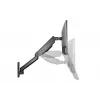 DIGITUS Vienas gāzes atsperes monitora sienas stiprinājums 32 collām, maks. 9 kg, melns