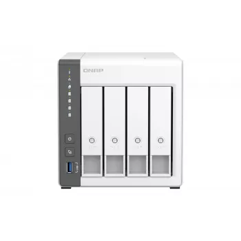 QNAP TS-433 NAS Tornis ARM Cortex-A55 4 GB 0 TB QNAP QTS Balts