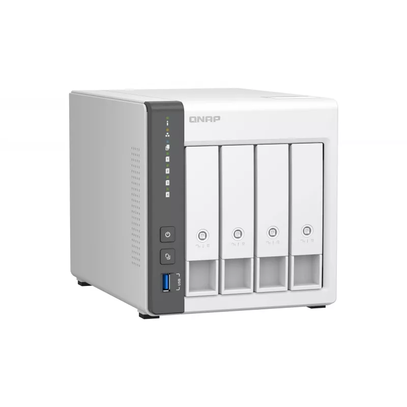 QNAP TS-433 NAS Tornis ARM Cortex-A55 4 GB 0 TB QNAP QTS Balts