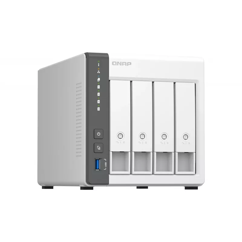 QNAP TS-433 NAS Tornis ARM Cortex-A55 4 GB 0 TB QNAP QTS Balts