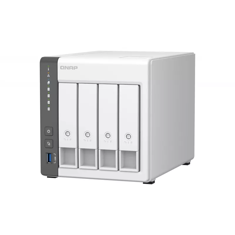 QNAP TS-433 NAS Tornis ARM Cortex-A55 4 GB 0 TB QNAP QTS Balts