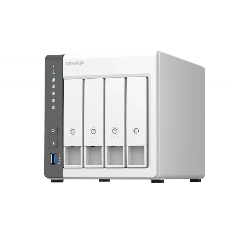 QNAP TS-433 NAS Tornis ARM Cortex-A55 4 GB 0 TB QNAP QTS Balts