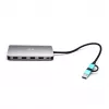 i-tec USB 3.0 USB-C/Thunderbolt 3x Display Metal Nano Dock ar LAN + Power Delivery 100 W