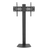 Grīdas TV stiprinājums TECHLY ICA-TR27 32–55 collu (81,3–139,7 cm), VESA 100x100–600x400, slīpums -15–0°, maks. slodze 40 kg, melns