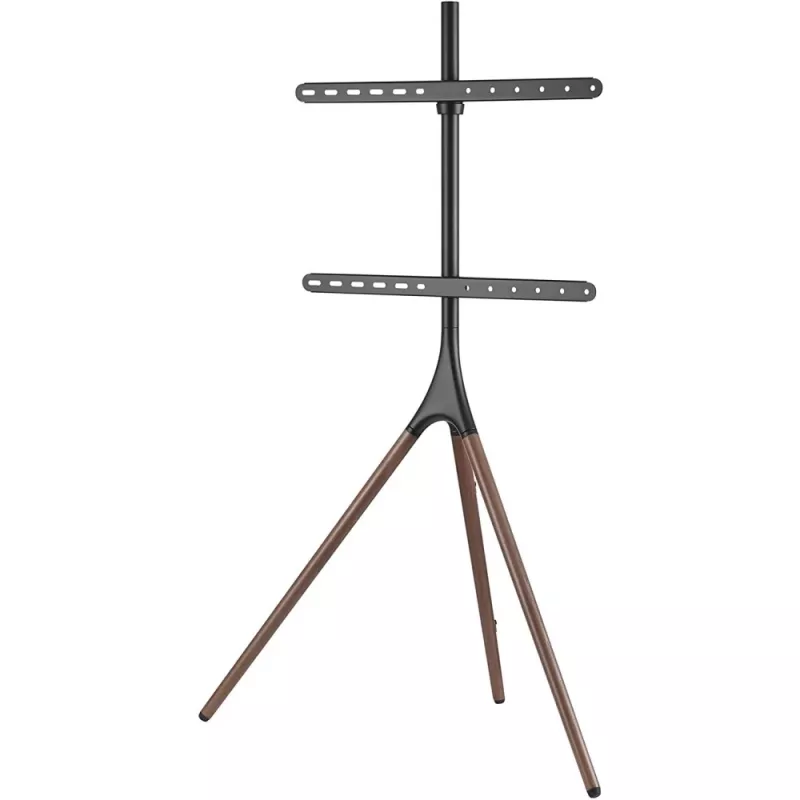 Grīdas TV stiprinājums TECHLY ICA-TR18SAM 45 collu–65 collu (114,3–165,1 cm) televizoriem, VESA 200x200–600x400, kravnesība 32 kg, riekstkoka krāsā