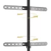 Grīdas TV stiprinājums TECHLY ICA-TR18SAM 45 collu–65 collu (114,3–165,1 cm) televizoriem, VESA 200x200–600x400, kravnesība 32 kg, riekstkoka krāsā