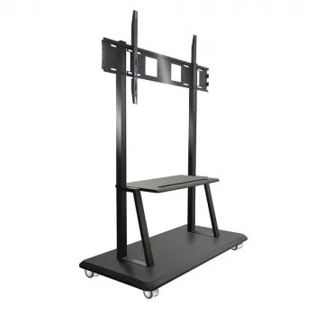 Pārnēsājams uz grīdas novietojams statīvs TECHLY Signage Display Mount ICA-TR31 ekrāniem no 55 collām līdz 120 collām, VESA 1200x600, maksimālā slodze 150 kg, melns