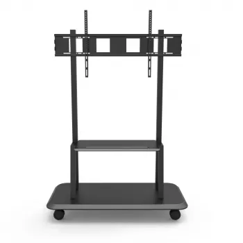 Pārnēsājams uz grīdas novietojams statīvs TECHLY Signage Display Mount ICA-TR31 ekrāniem no 55 collām līdz 120 collām, VESA 1200x600, maksimālā slodze 150 kg, melns