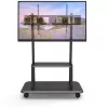 Pārnēsājams uz grīdas novietojams statīvs TECHLY Signage Display Mount ICA-TR31 ekrāniem no 55 collām līdz 120 collām, VESA 1200x600, maksimālā slodze 150 kg, melns