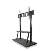 Pārnēsājams uz grīdas novietojams statīvs TECHLY Signage Display Mount ICA-TR31 ekrāniem no 55 collām līdz 120 collām, VESA 1200x600, maksimālā slodze 150 kg, melns