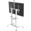 Techly ICA-TR49W multivides ratiņi/statīvs balts plakanam panelim