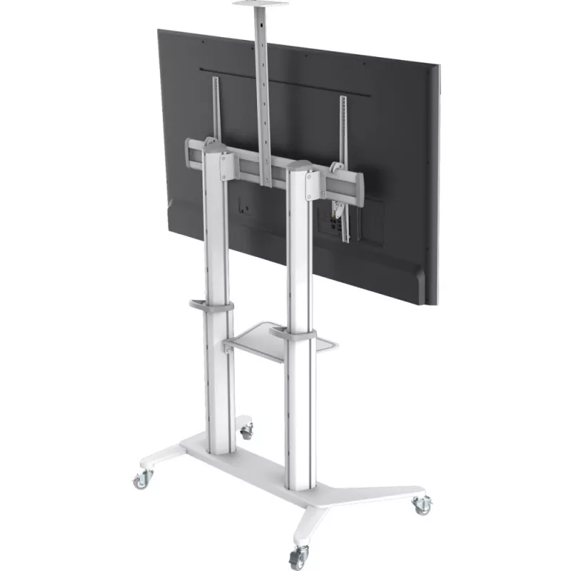 Techly ICA-TR49W multivides ratiņi/statīvs balts plakanam panelim