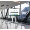 Techly ICA-TR49W multivides ratiņi/statīvs balts plakanam panelim
