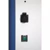 Techly ventilējama uzlādes stacijas ratiņi 30 klēpjdatoram vai viedtālrunim, melni/pelēki