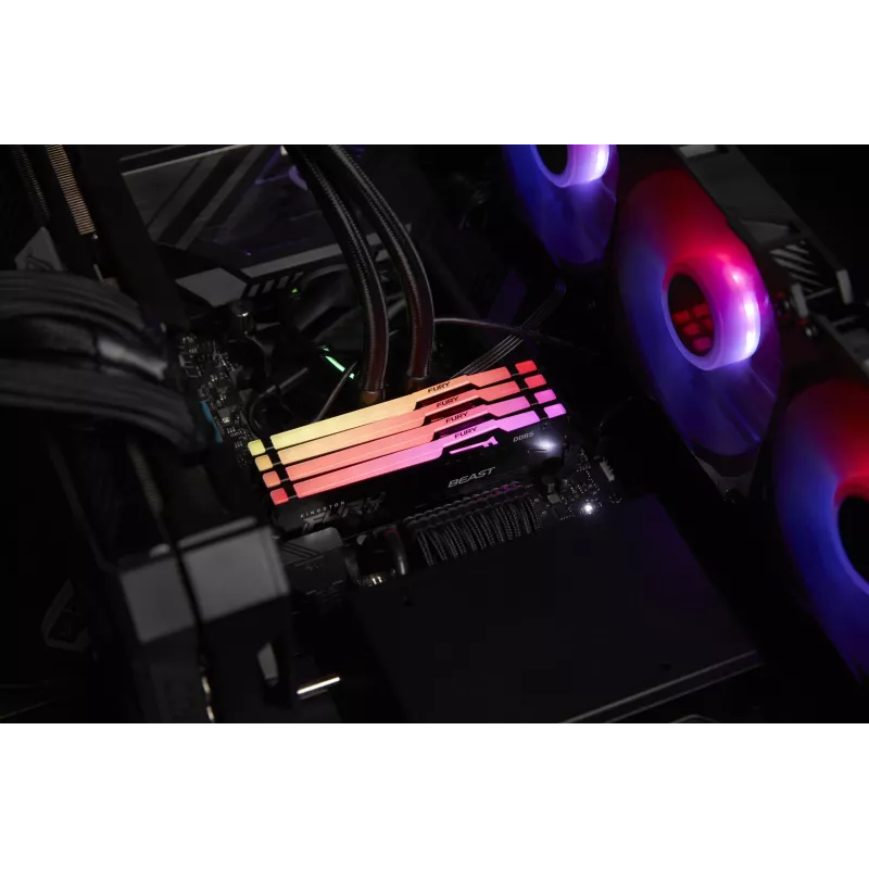 Kingston Technology FURY Beast 32GB 5600MT/s DDR5 CL36 DIMM (2 komplekts) RGB