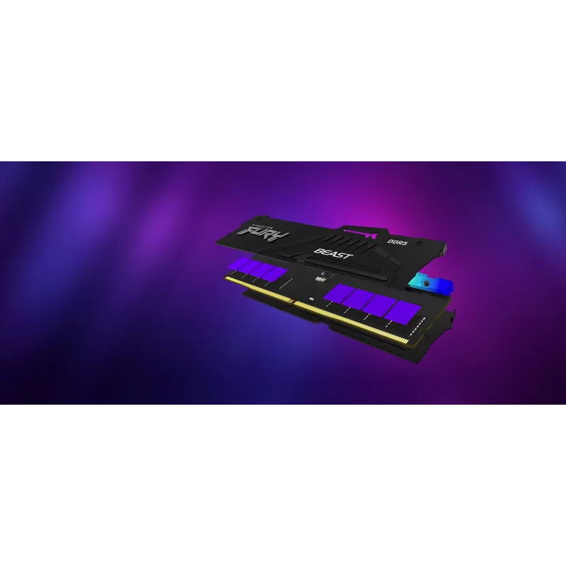 Kingston Technology FURY Beast 32GB 5600MT/s DDR5 CL36 DIMM (2 komplekts) RGB