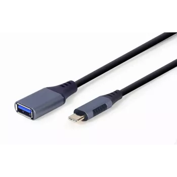 GEMBIRD USB 3.0 OTG Type-C uz USB Type-A kabelis (CM/AF), kosmosa pelēks