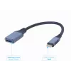 GEMBIRD USB 3.0 OTG Type-C uz USB Type-A kabelis (CM/AF), kosmosa pelēks