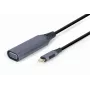 GEMBIRD USB Type-C uz VGA displeja adapteris, 15 cm, Space pelēka