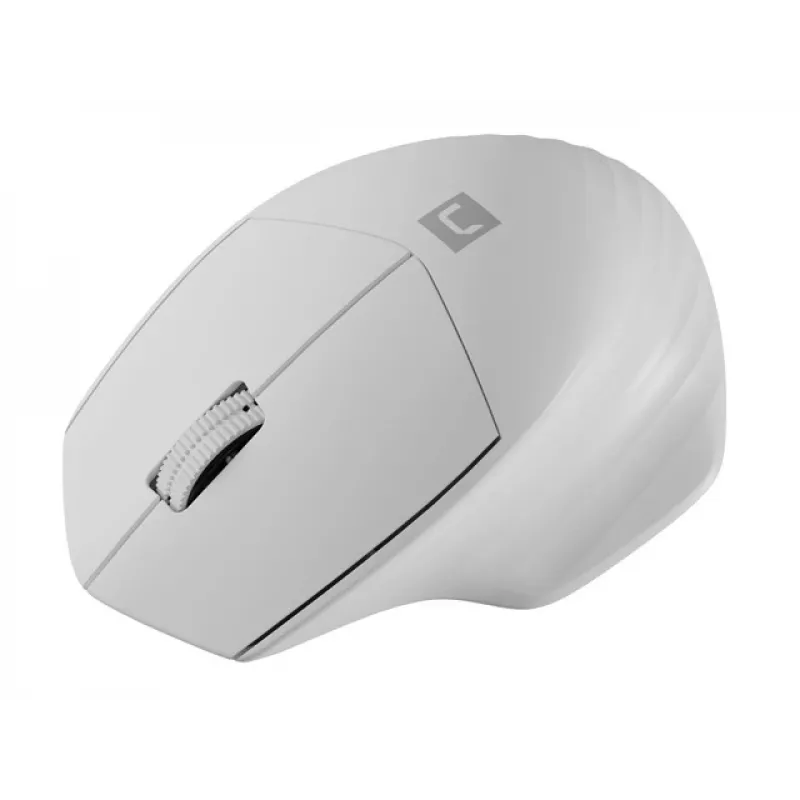 Bezvadu Bluetooth optiskā pele NATEC Siskin 2 — 1600 DPI, Bluetooth 5.0, labā roka, balta