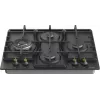 Gorenje GW6D42CLB plīts virsma Melna Iebūvējama 60 cm Gāzes 4 zonas