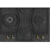 Gorenje GW6D42CLB plīts virsma Melna Iebūvējama 60 cm Gāzes 4 zonas