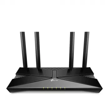 TP-Link AX1800 Divjoslu Wi-Fi 6 maršrutētājs, Wi-Fi 6 (802.11ax), Divjoslu (2.4 GHz / 5 GHz), Ethernet LAN, Melns, Galda maršrutētājs