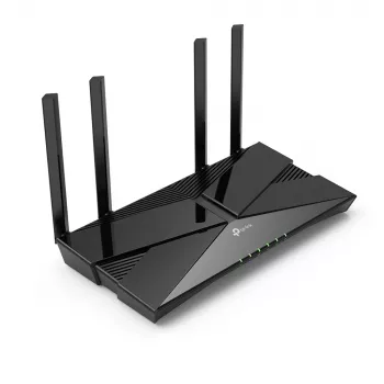 TP-Link AX1800 Divjoslu Wi-Fi 6 maršrutētājs, Wi-Fi 6 (802.11ax), Divjoslu (2.4 GHz / 5 GHz), Ethernet LAN, Melns, Galda maršrutētājs