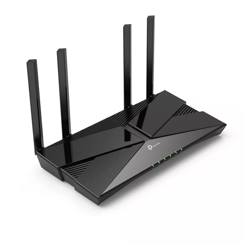 TP-Link AX1800 Divjoslu Wi-Fi 6 maršrutētājs, Wi-Fi 6 (802.11ax), Divjoslu (2.4 GHz / 5 GHz), Ethernet LAN, Melns, Galda maršrutētājs