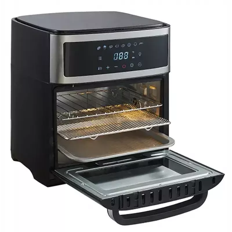 Karstā gaisa fritieris krāsns Adler AD 6309 13 L 2500 W Melns/Sudraba, skārienjutīga vadība, rotisserie