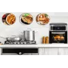 Karstā gaisa fritieris krāsns Adler AD 6309 13 L 2500 W Melns/Sudraba, skārienjutīga vadība, rotisserie