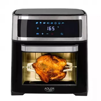 Karstā gaisa fritieris krāsns Adler AD 6309 13 L 2500 W Melns/Sudraba, skārienjutīga vadība, rotisserie