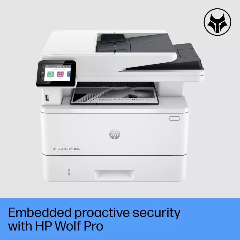 Daudzfunkciju printeris HP LaserJet Pro MFP 4102fdw lāzera vienkrāsas drukāšana