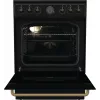 Gorenje GECS6B71CLB Brīvi stāvoša plīts Elektriskā keramikas plīts virsma Melna