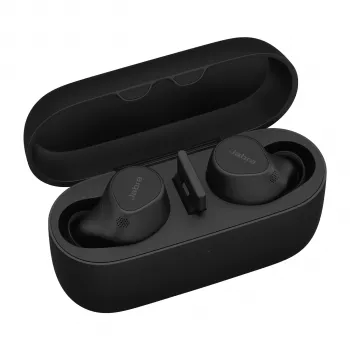 Jabra Evolve2 Buds - USB-A UC, True Wireless Stereo (TWS), Zvani/Mūzika, 5.4 g, Austiņas, Melns