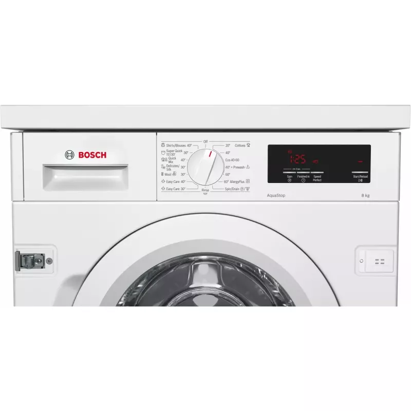 Bosch Serie 6 WIW24342EU veļas mašīna, priekšējā ielāde, 8 kg, 1200 apgr./min, balta